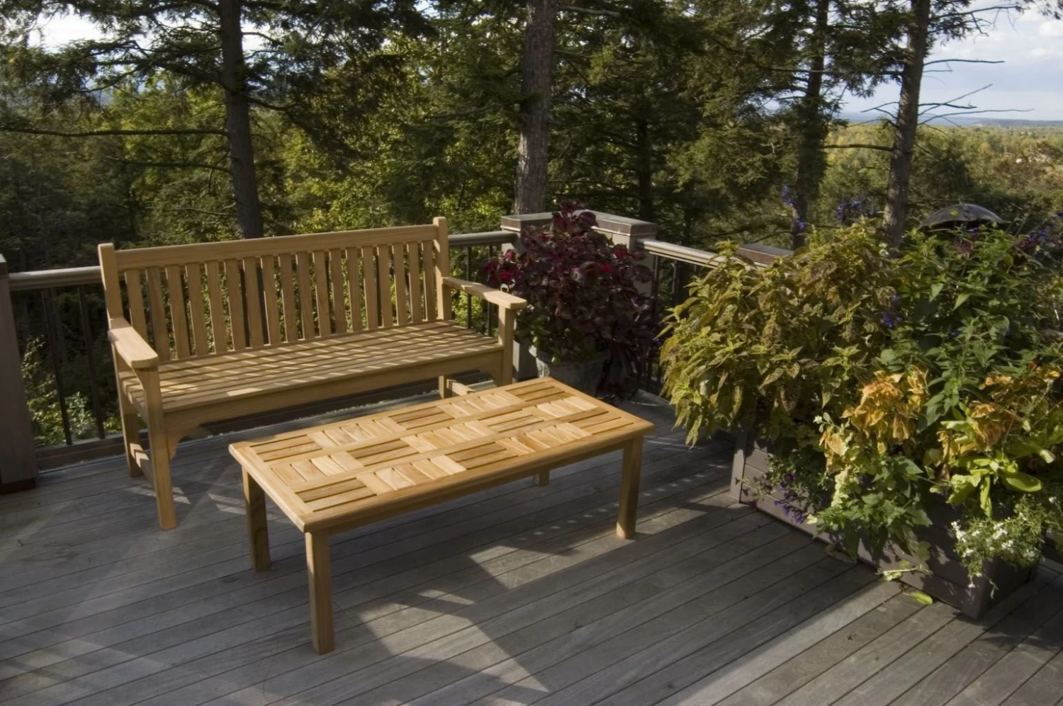 Basketweave Rectangular Table, Large - Image 3