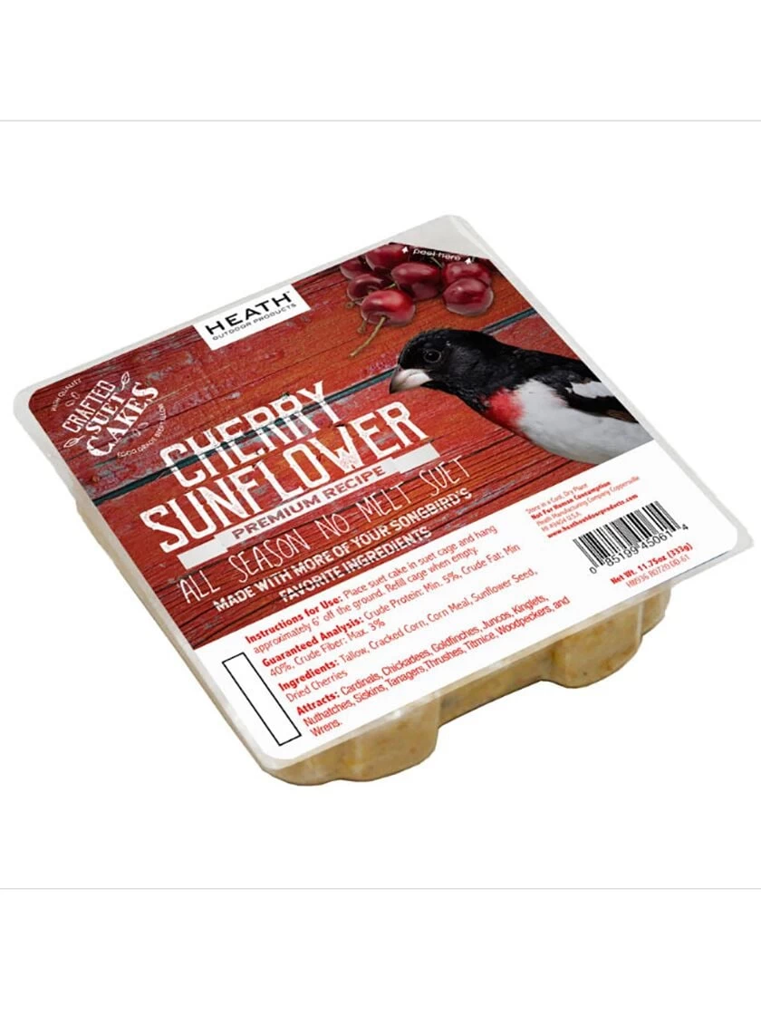 Cherry Sunflower Suet, 11.75 OZ, 12 Pack