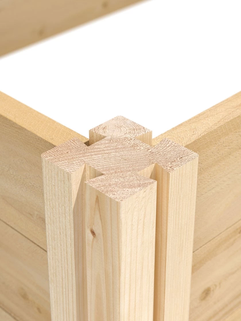 2-Tier Pine Raised Garden Bed, 4'x12' - Image 5