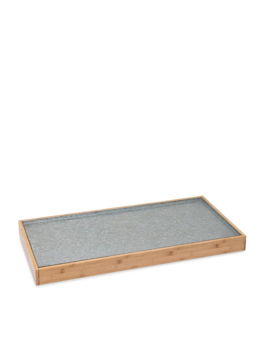 Bamboo Rolling Plant Tray - Image 4