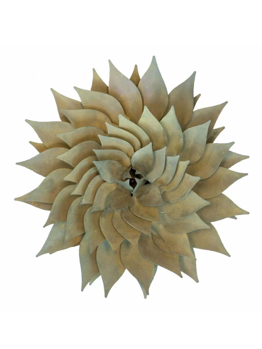 Desert Steel Spiral Aloe Sculpture - Image 8