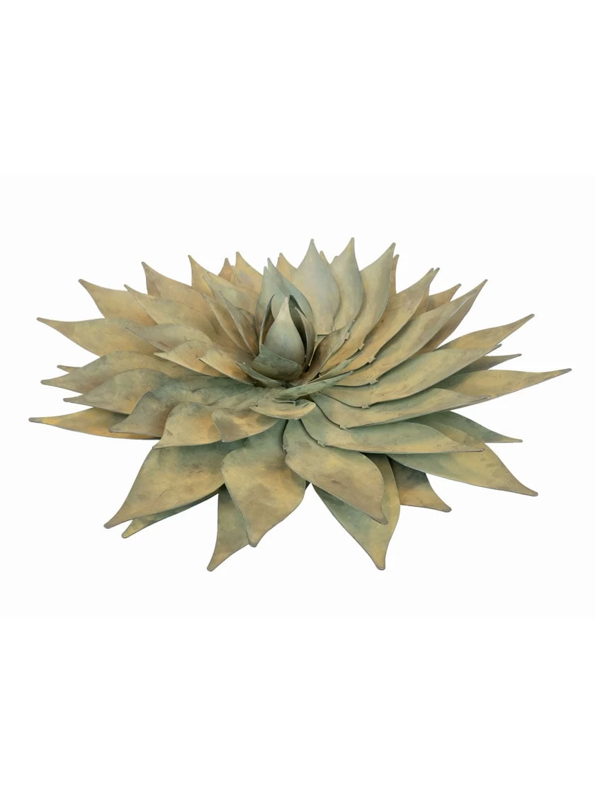 Desert Steel Spiral Aloe Sculpture - Image 9