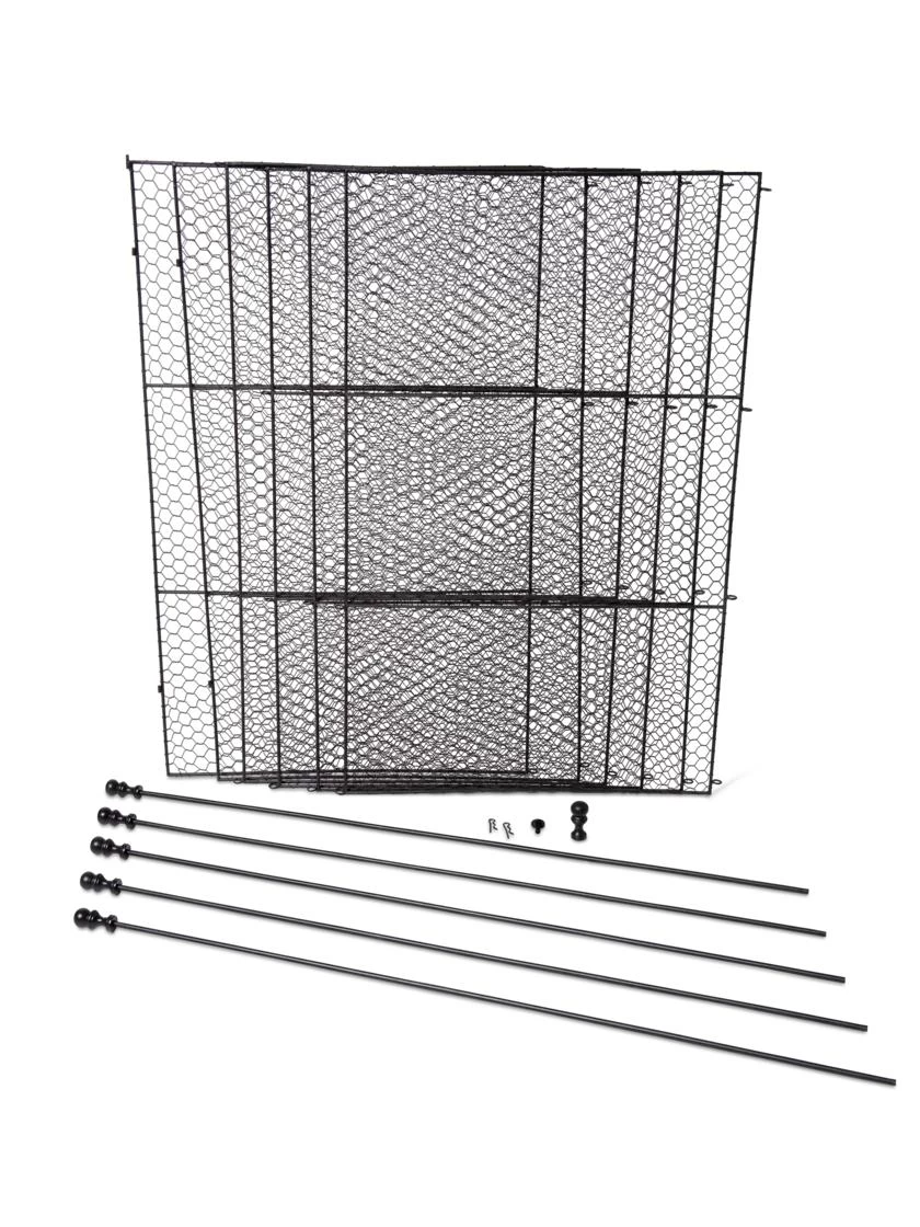 Tall Chicken Wire Critter Fence With Gate - Image 14