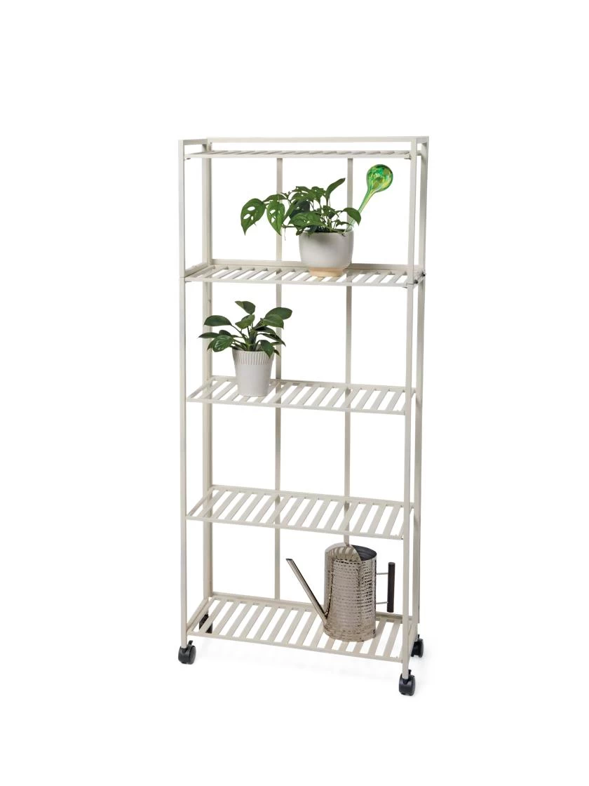 Oslo 4-Tier Plant Stand With Folding Shelves - Image 4