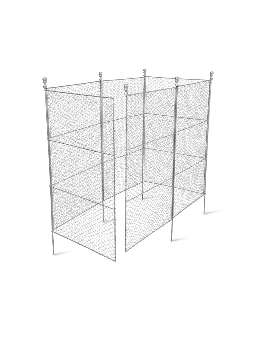 Tall Chicken Wire Critter Fence With Gate - Image 8
