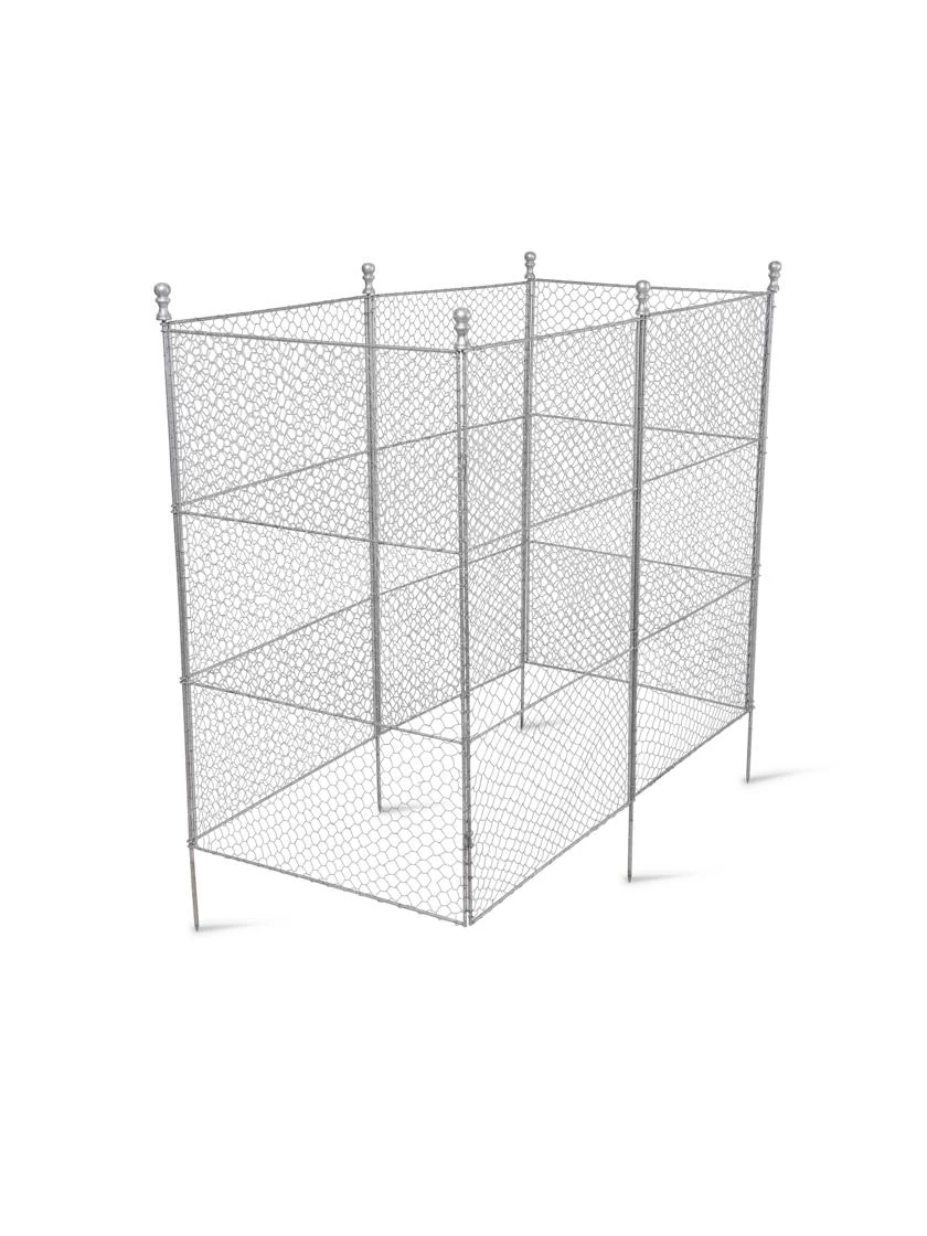 Tall Chicken Wire Critter Fence With Gate - Image 7