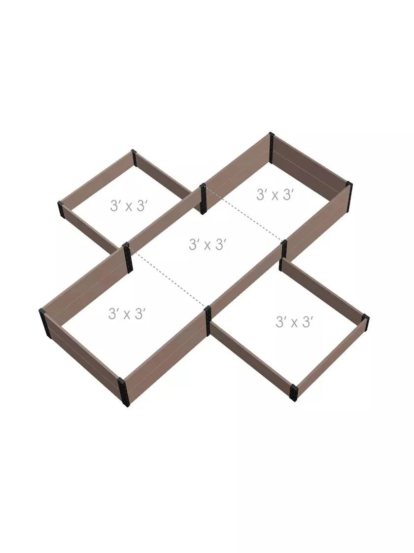 Terraced Cross Garden Bed - Image 2