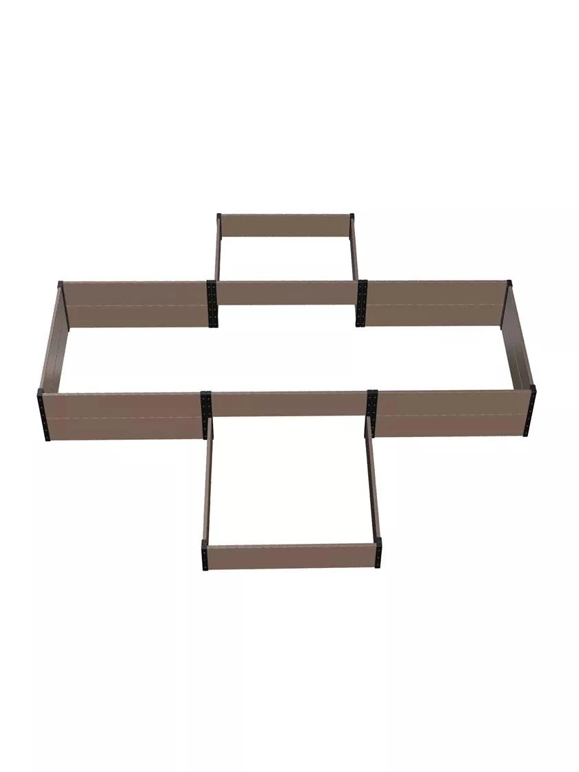 Terraced Cross Garden Bed