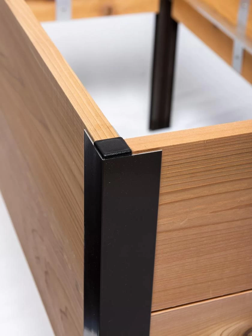 Eco-Stained Elevated Planter Box, 2'x4' - Image 4